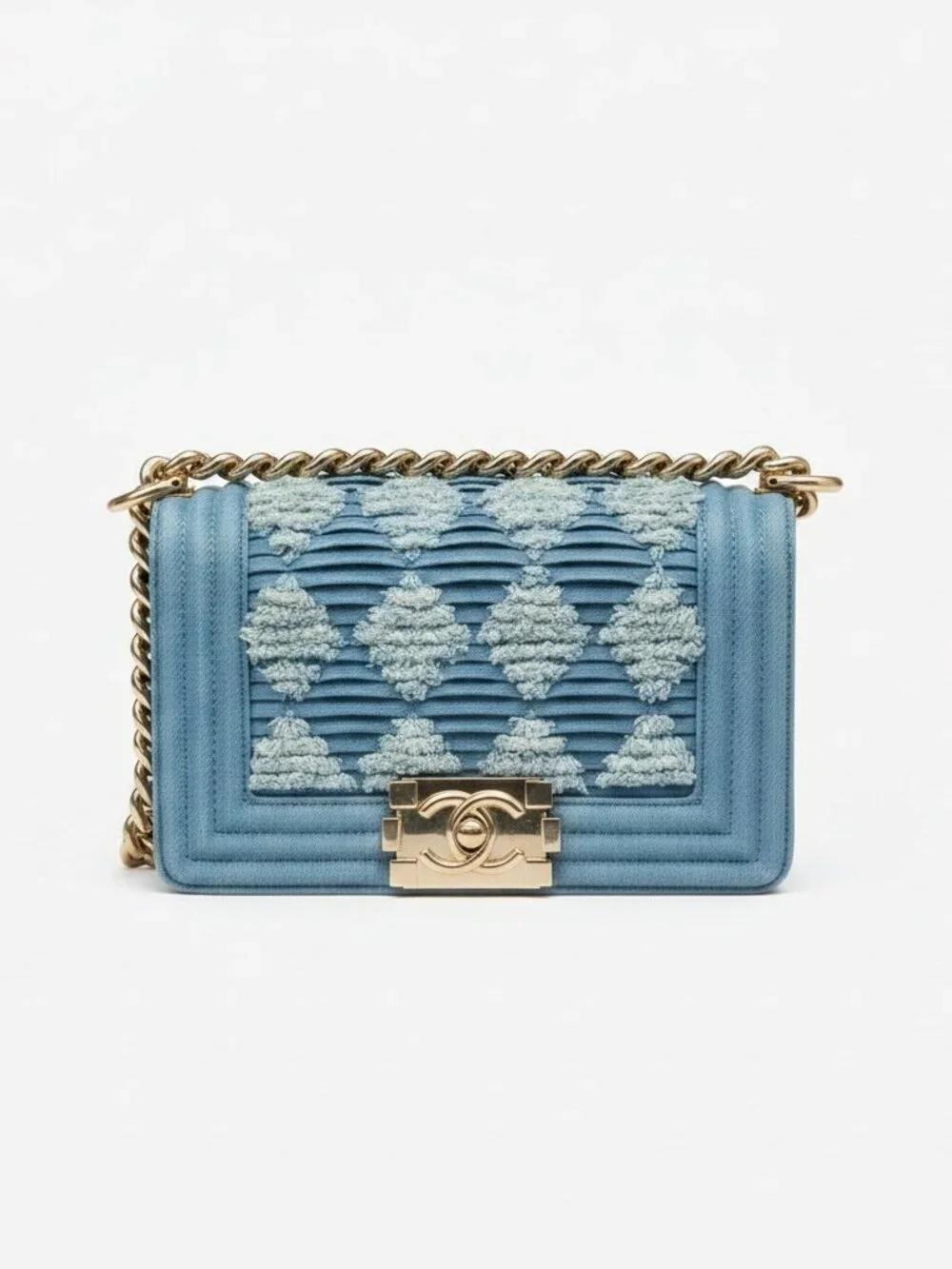 Chanel - Mini Boy Denim Crossbody